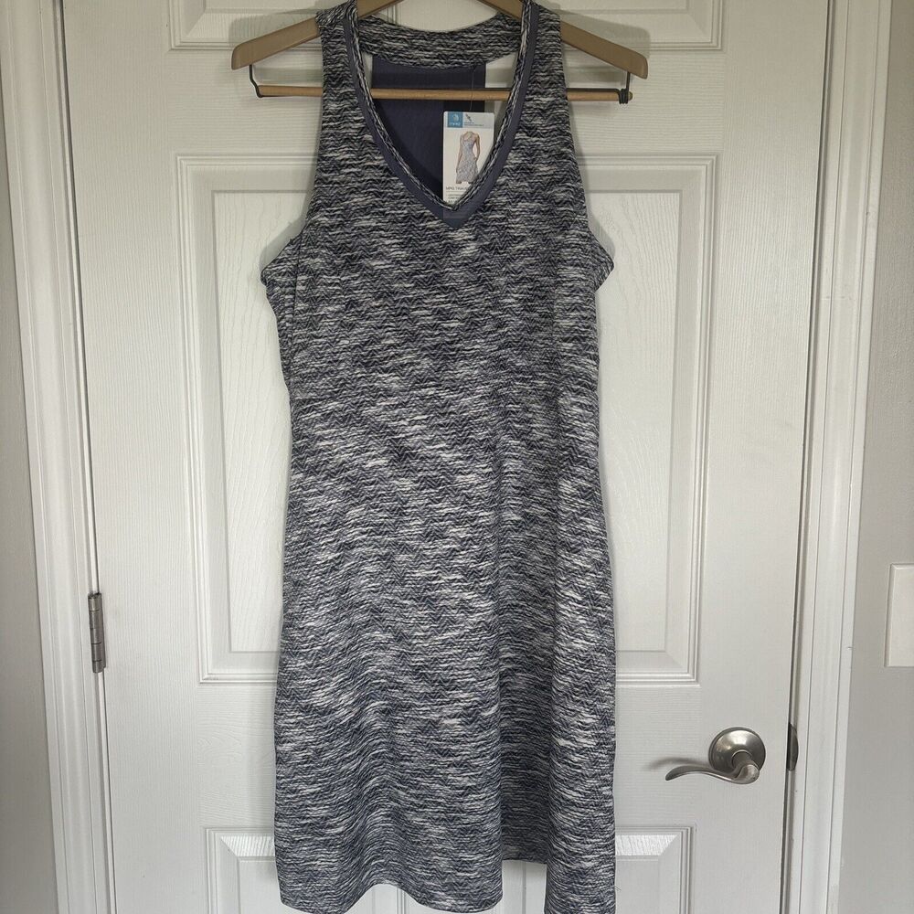 MPG Mondetta Travel Dress Size XL Purple/grey Performance Gear Racerback‎ NWT